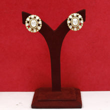 Moissanite Tops/Studs Kundan Earring 19107-87