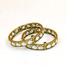 Gold Plated Two Tone Kada 19619-28
