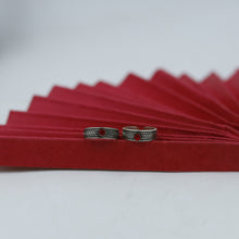 Pure Silver 925 Hallmarked  Red Toe Ring 7034-1225