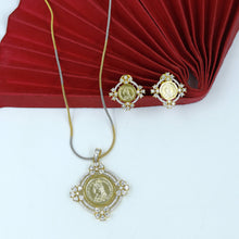 Ginni Zircon/AD Pendant Set 17530-08