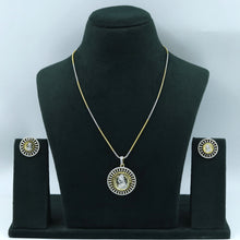 Ginni Zircon/AD Pendant Set 17532-08