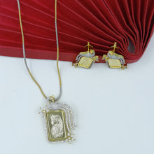 Ginni Zircon/AD Pendant Set 17534-08