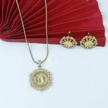 Ginni Zircon/AD Pendant Set 17531-08