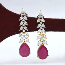 Danglers Zircon/Ad Earring 19467-69