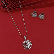 Light Zircon/AD Pendant Set 17524-08