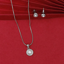 Light Zircon/AD Pendant Set 17521-08