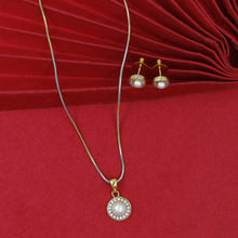 Light Zircon/AD Pendant Set 17521-08