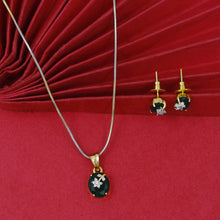 Light Zircon/AD Pendant Set 17522-08