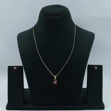Light Zircon/AD Pendant Set 17522-08