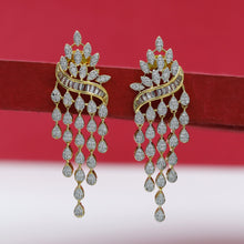 Danglers Zircon/AD Earring 17543-08