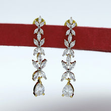Danglers Zircon/AD Earring 17538-08