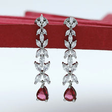 Danglers Zircon/AD Earring 17538-08
