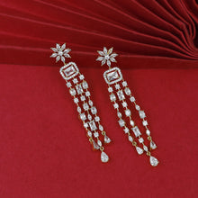 Danglers Zircon/AD Earring 17541-08