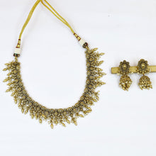 Round Neck Antique Necklace Set 19276-28