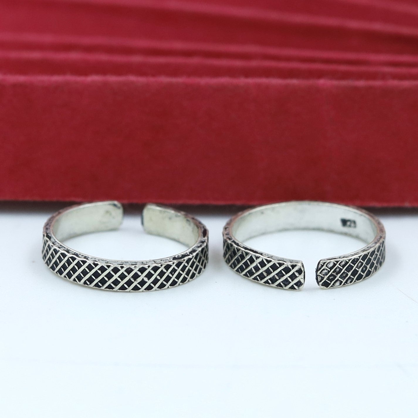 Pure Silver 925 Hallmarked Toe Ring 12336-8753