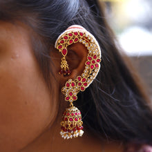 Gold Look Antique Kanphool with Jhumki 17569-31