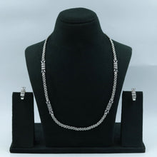 Zircon/AD Chain Necklace Set 5742-100