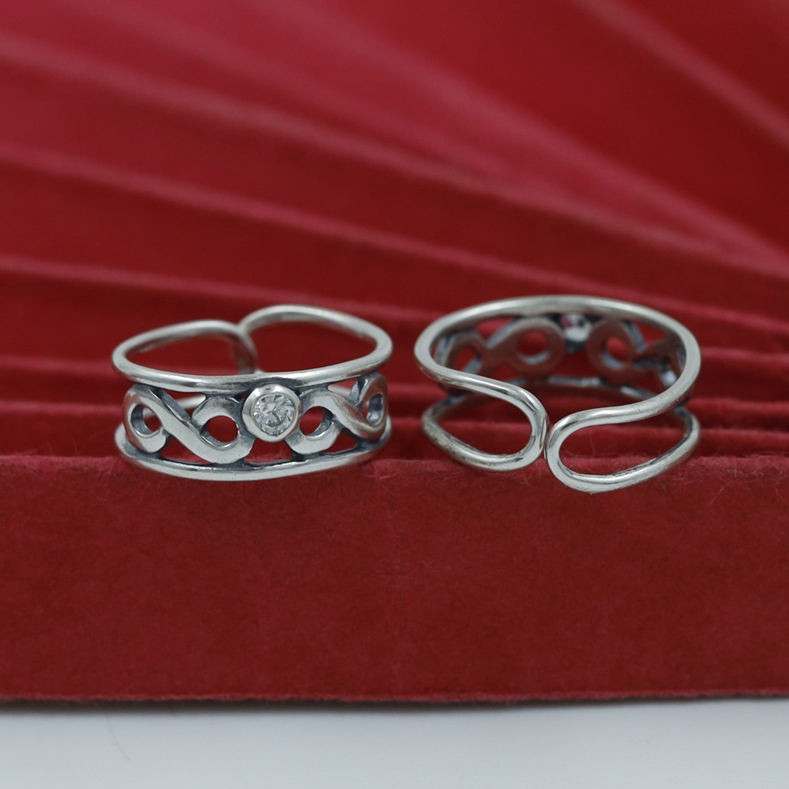 ACPL 925 Hallmarked Pure Silver Toe Ring 13429-26