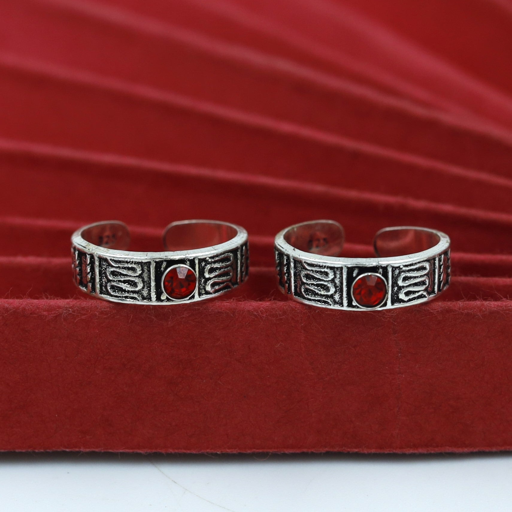 Pure Silver 925 Hallmarked Toe Ring 7031-1225