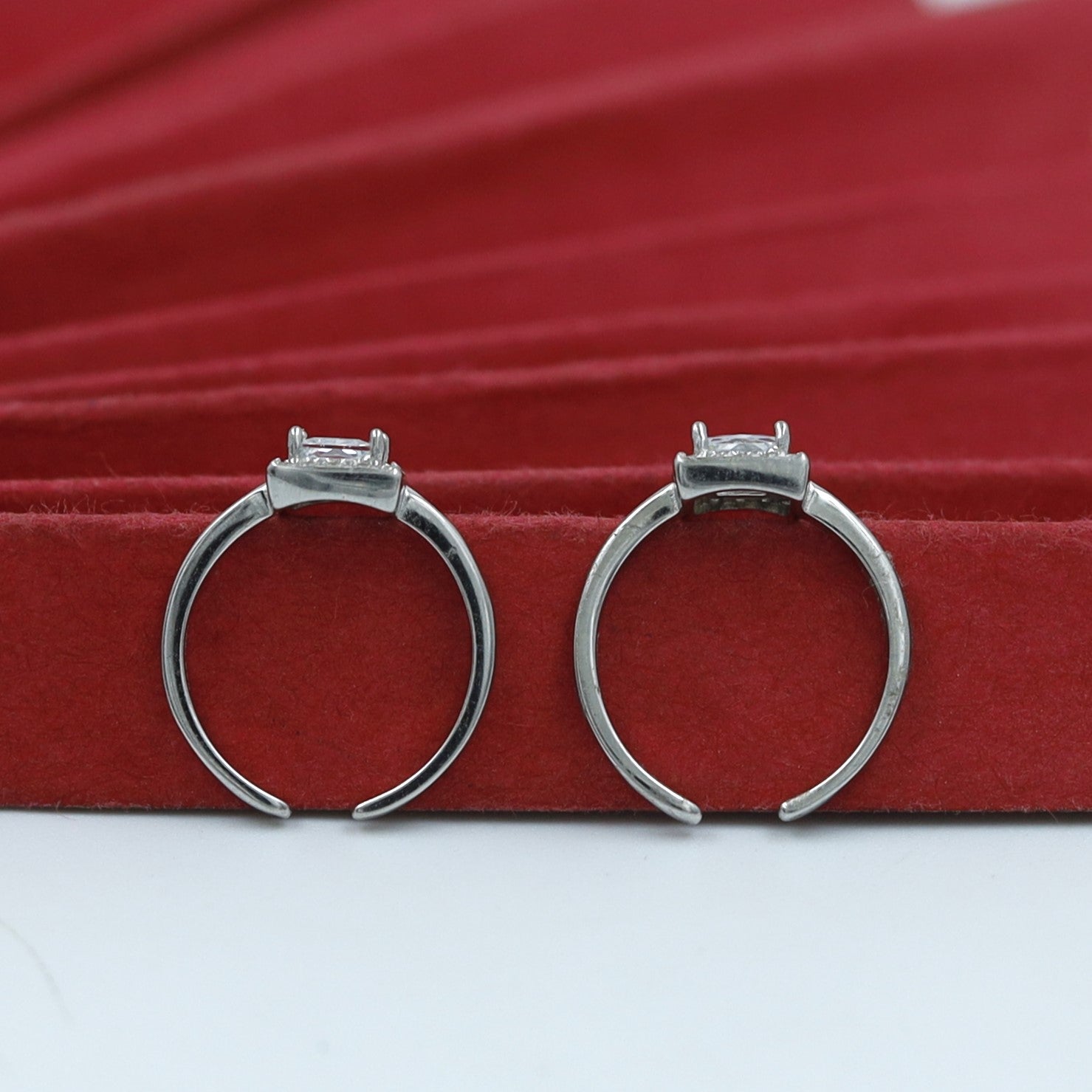 Pure Silver 925 Hallmarked Toe Ring 8147-22