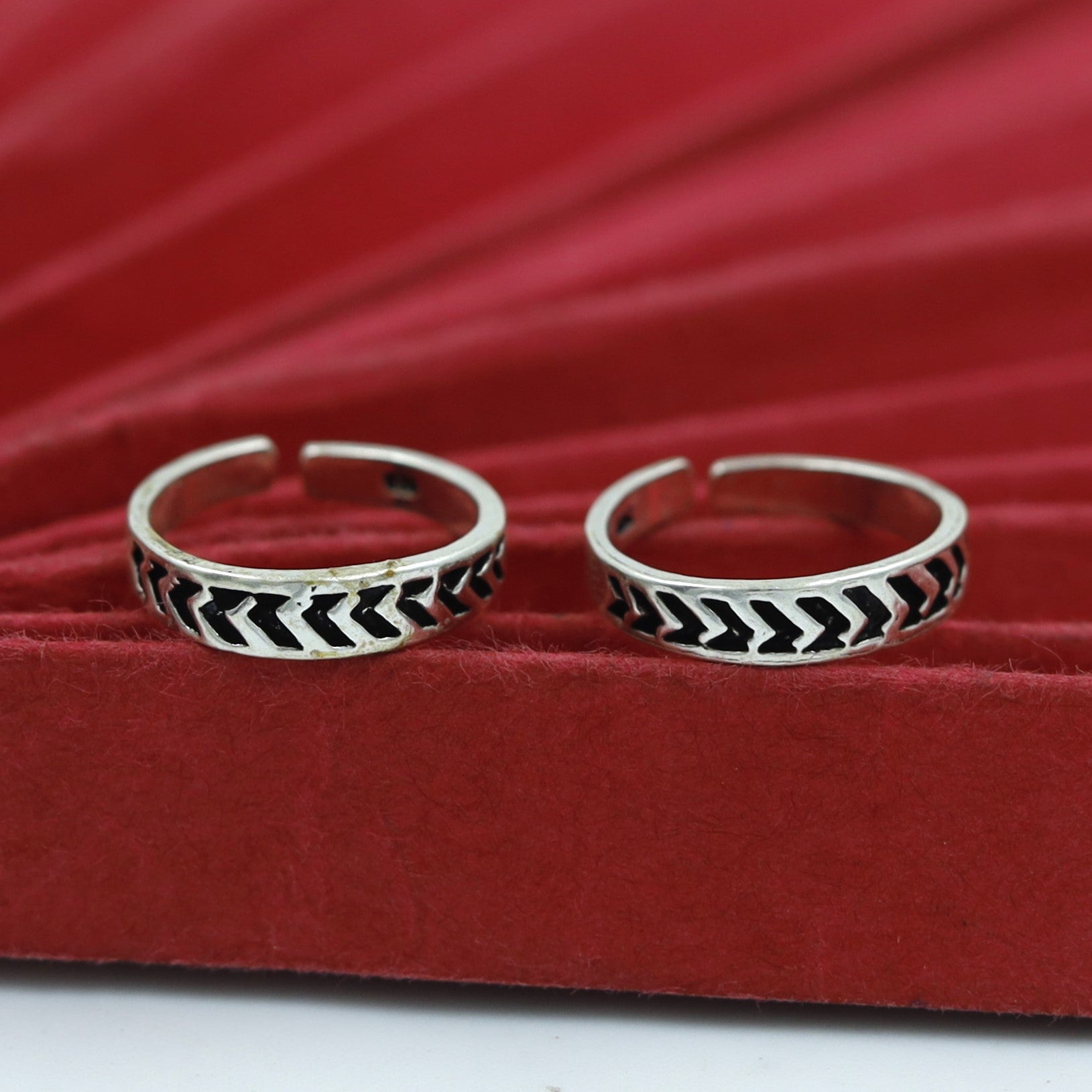 Pure Silver 925 Hallmarked Toe Ring 7042-1225