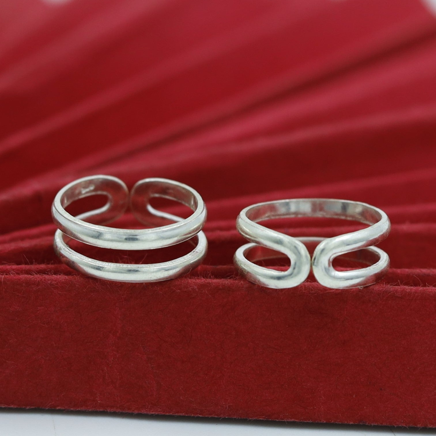 Pure Silver 925 Hallmarked Toe Ring 5351-22