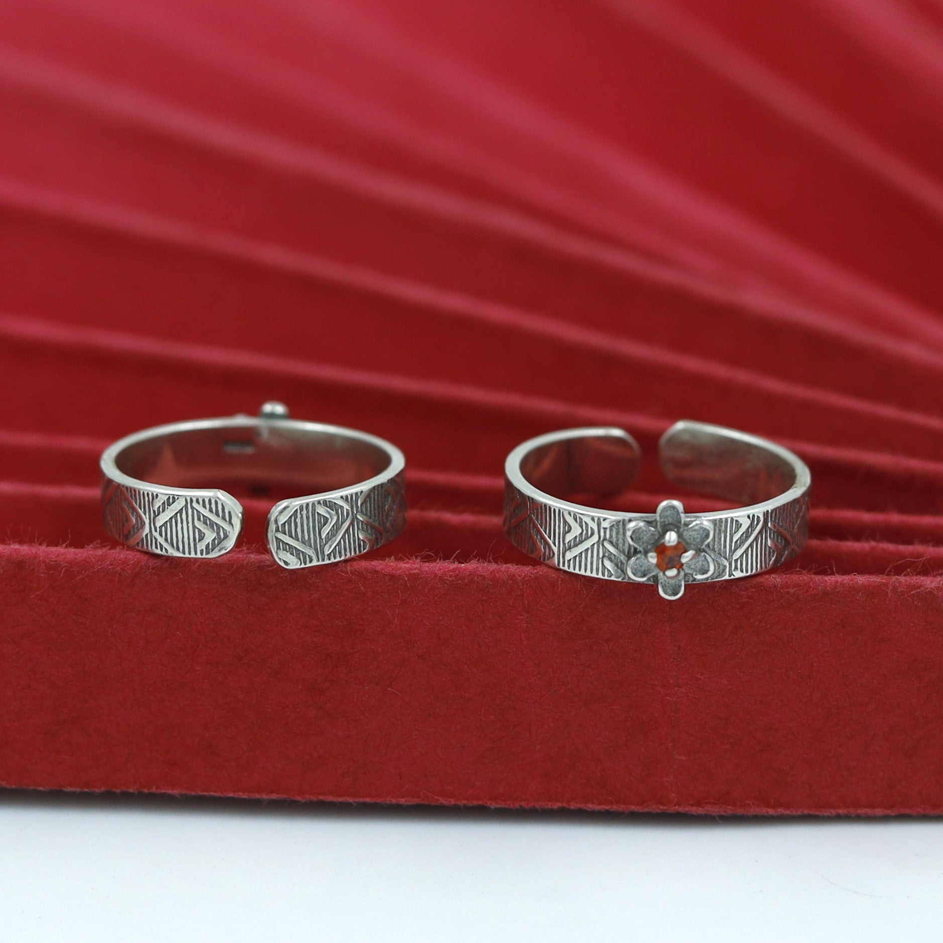 ACPL 925 Hallmarked Pure Silver Toe Ring 13427-26