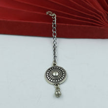 Oxidize Silver Maang Tikka 12053-8298