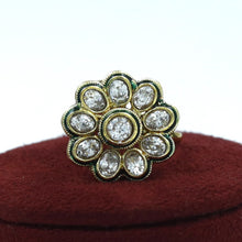 Adjustable Polki Ring 17687-21