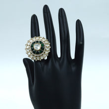 Adjustable Kundan Ring 17693-21