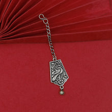 Oxidize Silver Maang Tikka 12055-8300