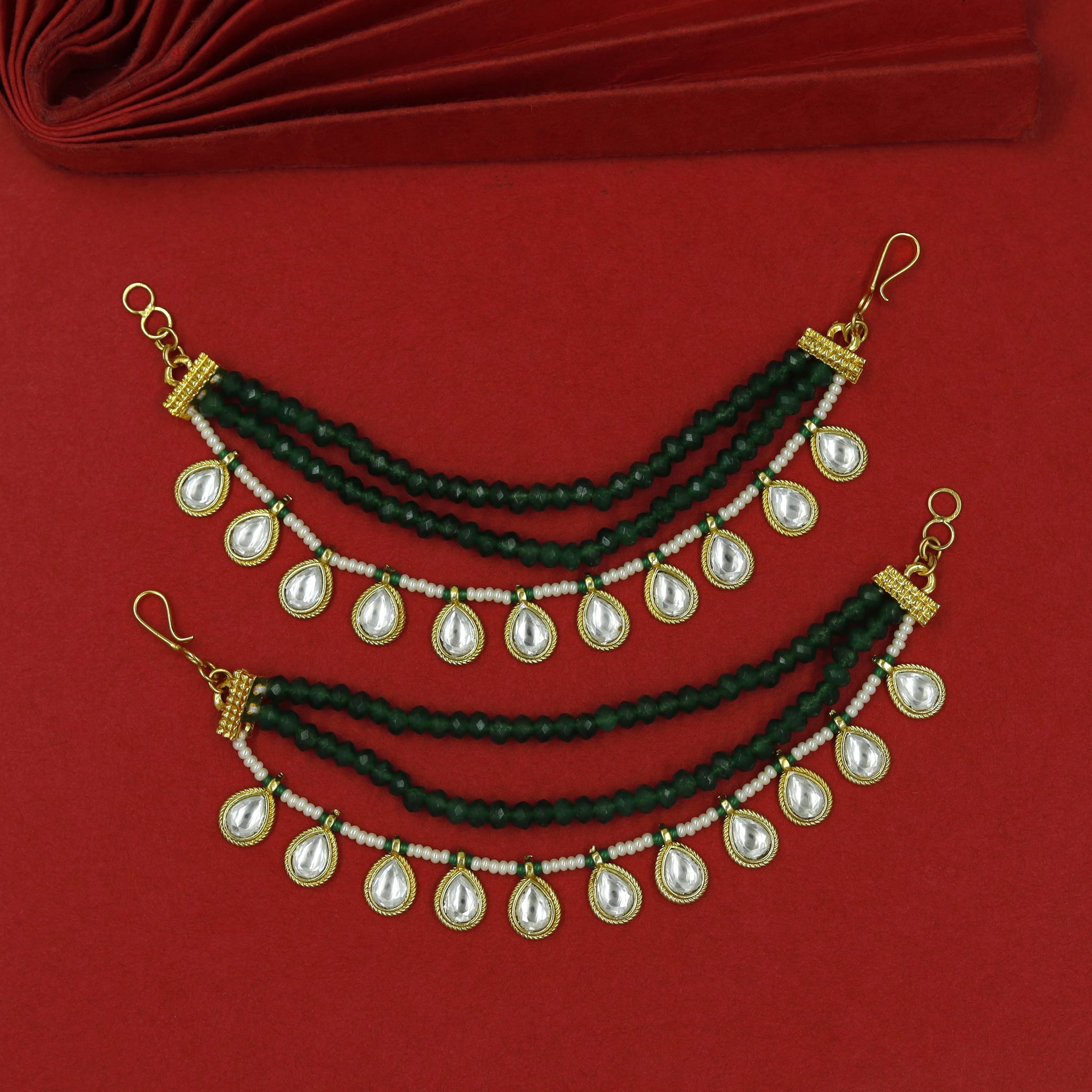 Kundan Kan Chain 16123-56