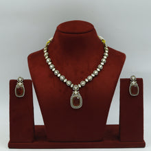 Manish Malhotra Inspired Moissanite Round Neck Kundan Necklace Set 17599-42