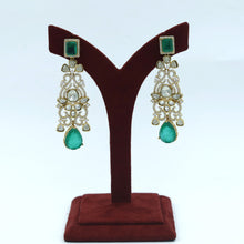 Moissanite Dangler Kundan Earring 17646-87