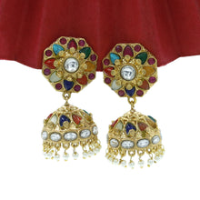 Sabyasachi Inspired Jhumki Kundan Earring 17637-87