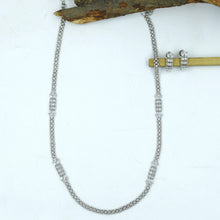 Zircon/AD Chain Necklace Set 5742-100