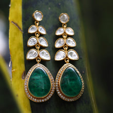 Manish Malhotra Inspired Moissanite Dangler Kundan Earring 17636-87