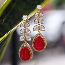 Manish Malhotra Inspired Moissanite Dangler Kundan Earring 17636-87