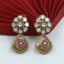 Moissanite Light Kundan Earring 17640-87