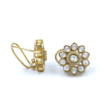 Moissanite Tops/Studs Kundan Earring 17627-87