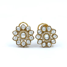 Moissanite Tops/Studs Kundan Earring 17627-87