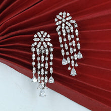 Round Neck Zircon/AD Necklace Set 17957-11