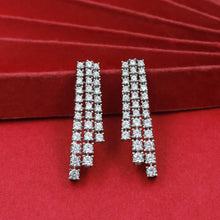 Round Neck Zircon/AD Necklace Set 18038-69