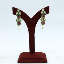 Round Neck Polki Necklace Set 4870-21