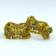 Antique Gold Plated Kada 18133-1