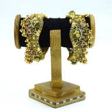Antique Gold Plated Kada 18133-1