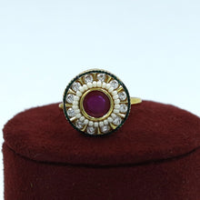 Adjustable Polki Ring 17685-21