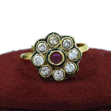 Adjustable Polki Ring 17682-21