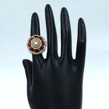 Adjustable Kundan Ring 17692-21