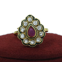 Adjustable Polki Ring 17686-21